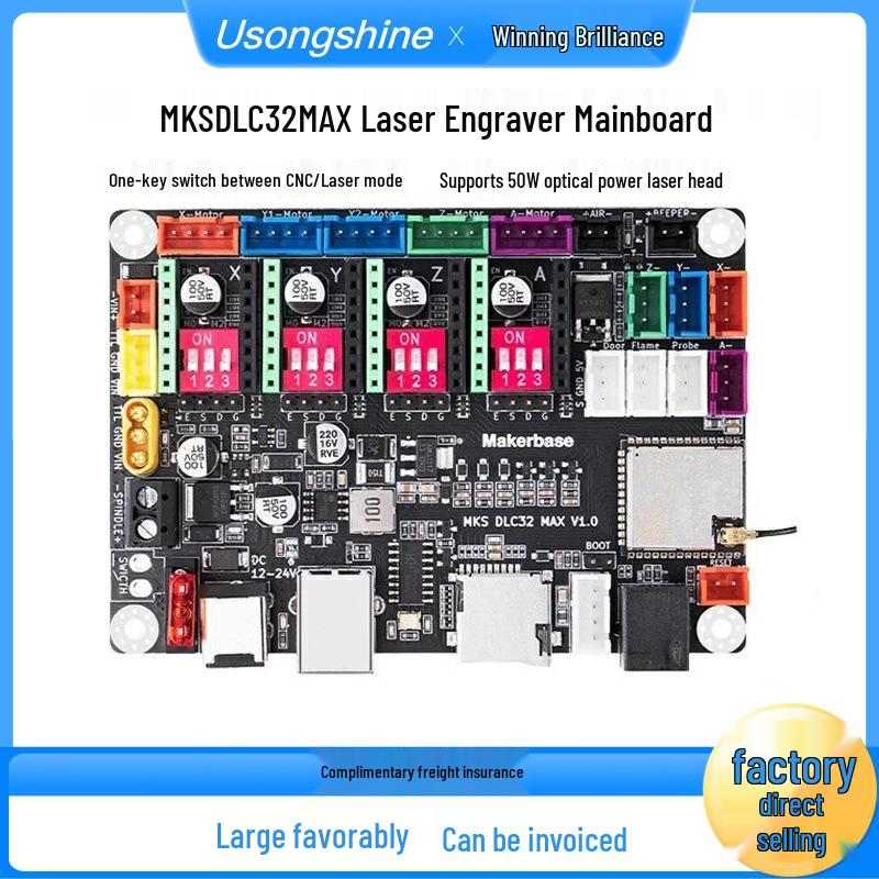 High-Speed Laser Engraving Motherboard with WiFi - MKS DLC32 MAX A4988 Driver Module (with Heatsink)
High-Speed Laser Engraving Motherboard with WiFi - MKS DLC32 MAX A4988 Driver Module (with Heatsink)