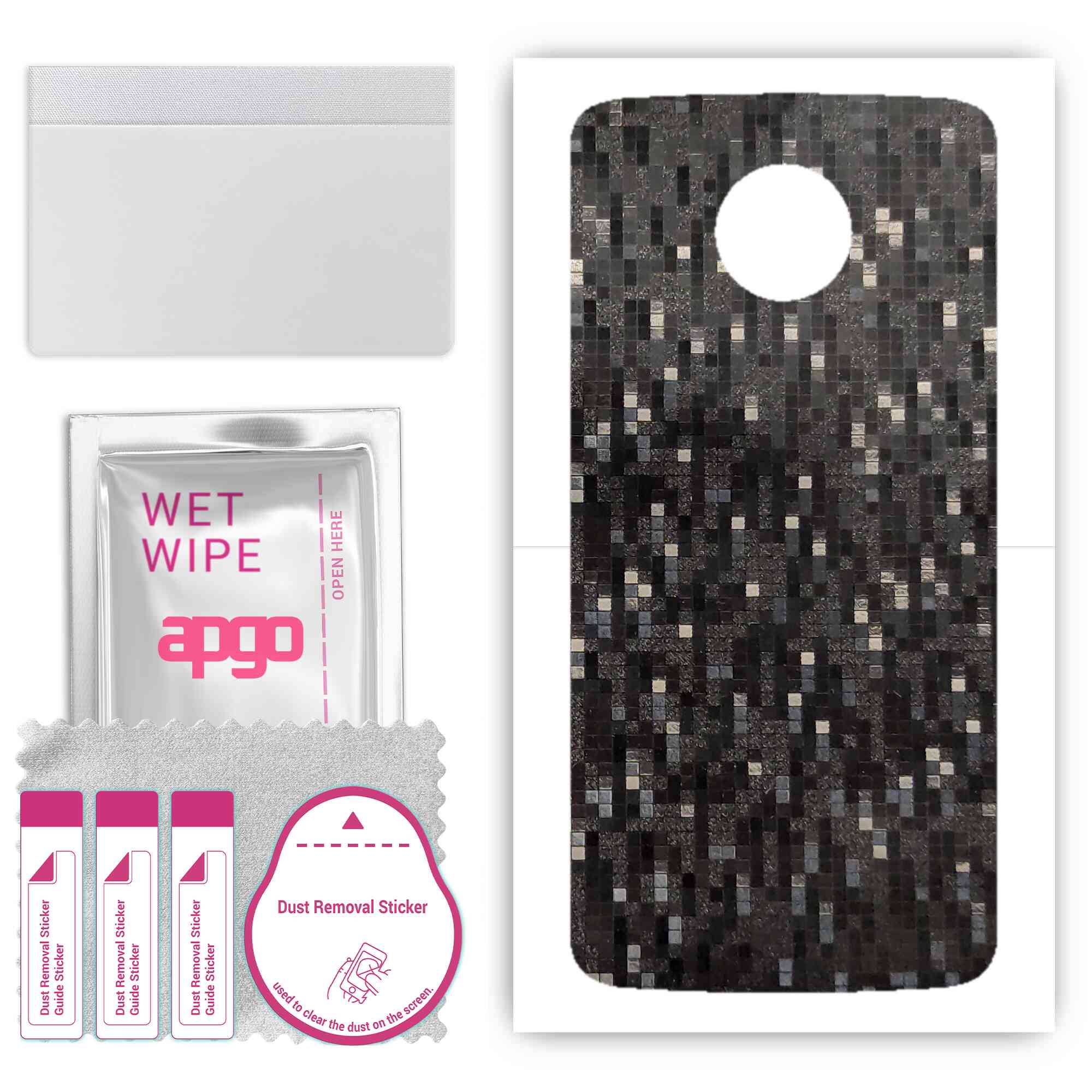 Apgo Protective Skin Sticker для задньої панелі, сумісної з Motorola Moto Z Play, Wrap Film, Foil, Vinyl - Pattern Carbon Black Pixel
Apgo Protective Skin Sticker для задньої панелі, сумісної з Motorola Moto Z Play, Wrap Film, Foil, Vinyl - Pattern Carbon Black Pixel