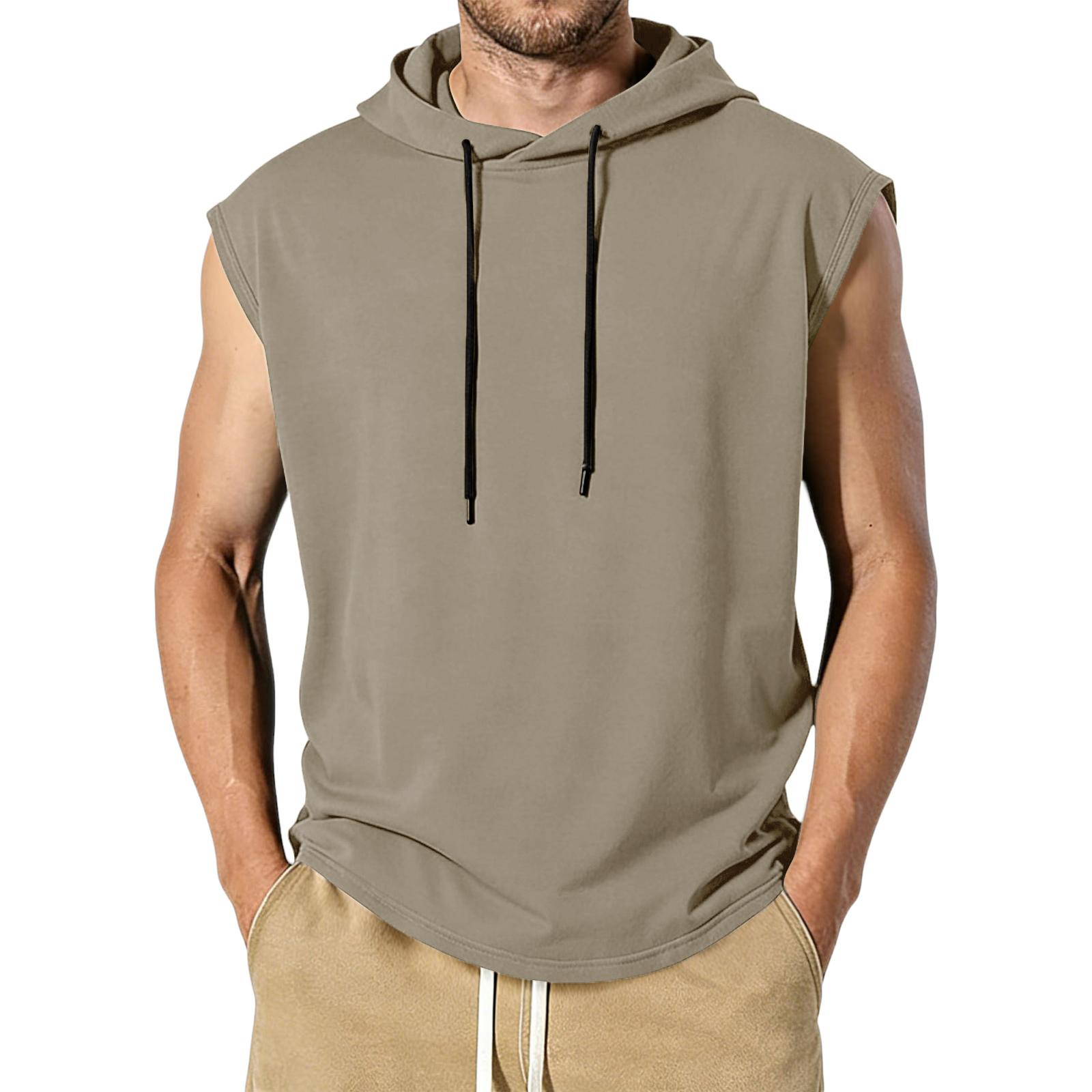 Men Sleeveless Hoodie Pullover Drawstring Hooded Tank Top Athletic Casual Workout Gymwear Loose Fit S
Men Sleeveless Hoodie Pullover Drawstring Hooded Tank Top Athletic Casual Workout Gymwear Loose Fit S