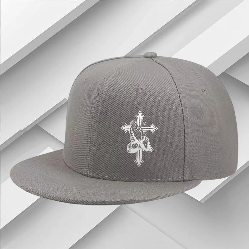 Praying Hands Cross Graphic Flat Brim Baseball Cap Unisex Polyester Casual Outdoor Snapback Hat One Size
Praying Hands Cross Graphic Flat Brim Baseball Cap Unisex Polyester Casual Outdoor Snapback Hat One Size