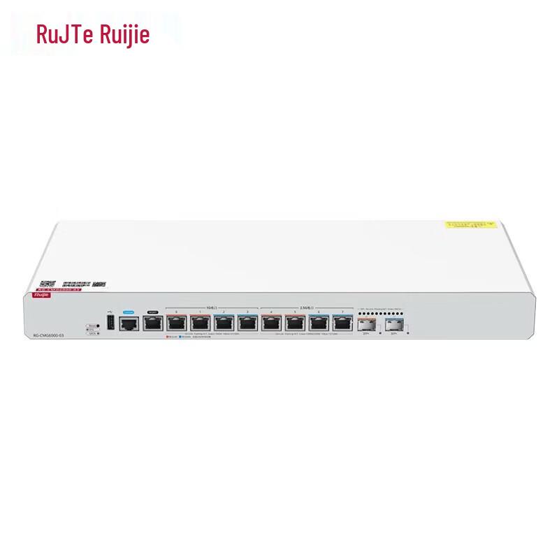 Ruijie Intelligent Security Gateway with 10-Gigabit Optical Port (CN version)
Ruijie Intelligent Security Gateway with 10-Gigabit Optical Port (CN version)