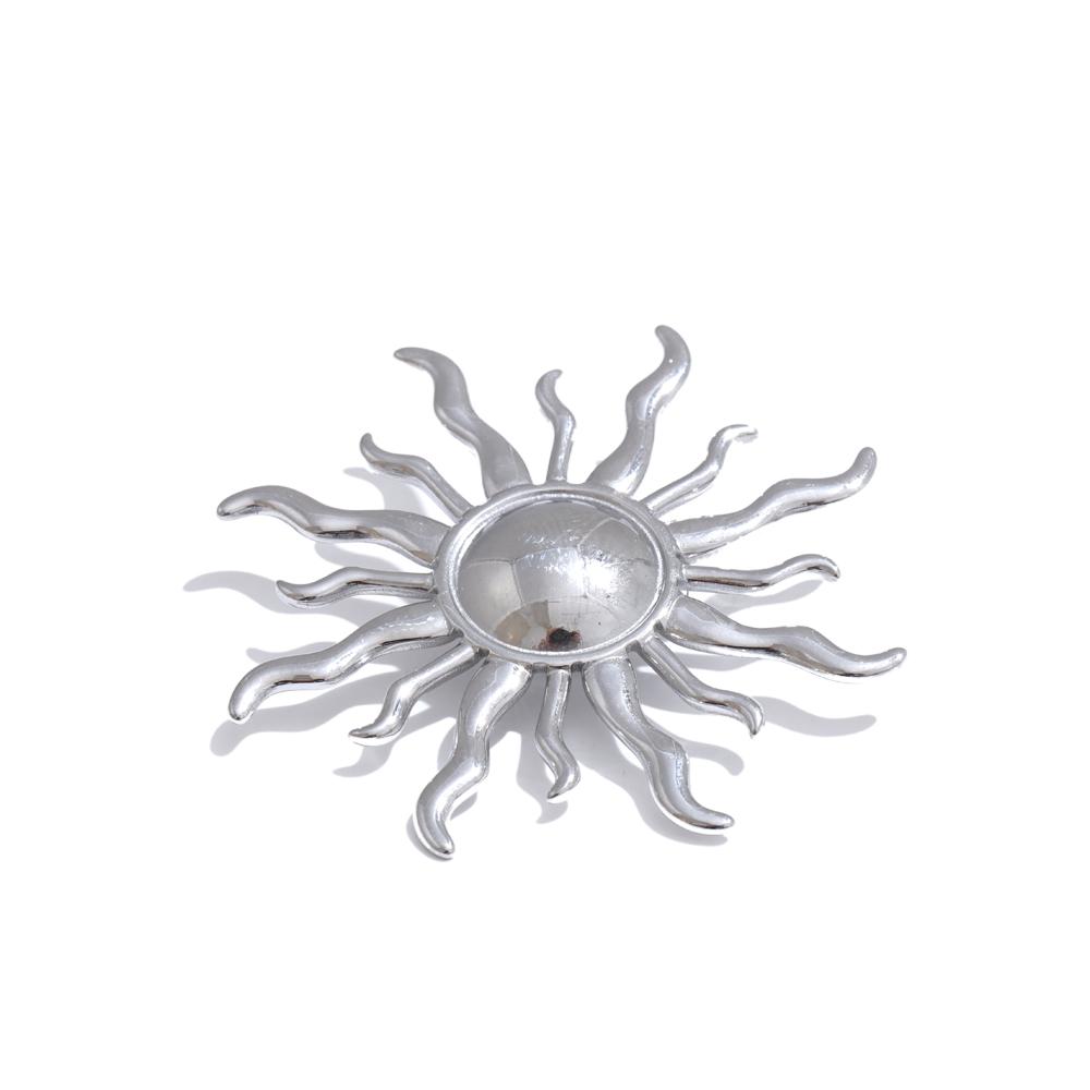Yhpup Waterproof Stainless Steel Popular Metal Sun Brooch Pin Gold Silver Color Charm Jewelry Clothing Accessories Trendy Style
Yhpup Waterproof Stainless Steel Popular Metal Sun Brooch Pin Gold Silver Color Charm Jewelry Clothing Accessories Trendy Style