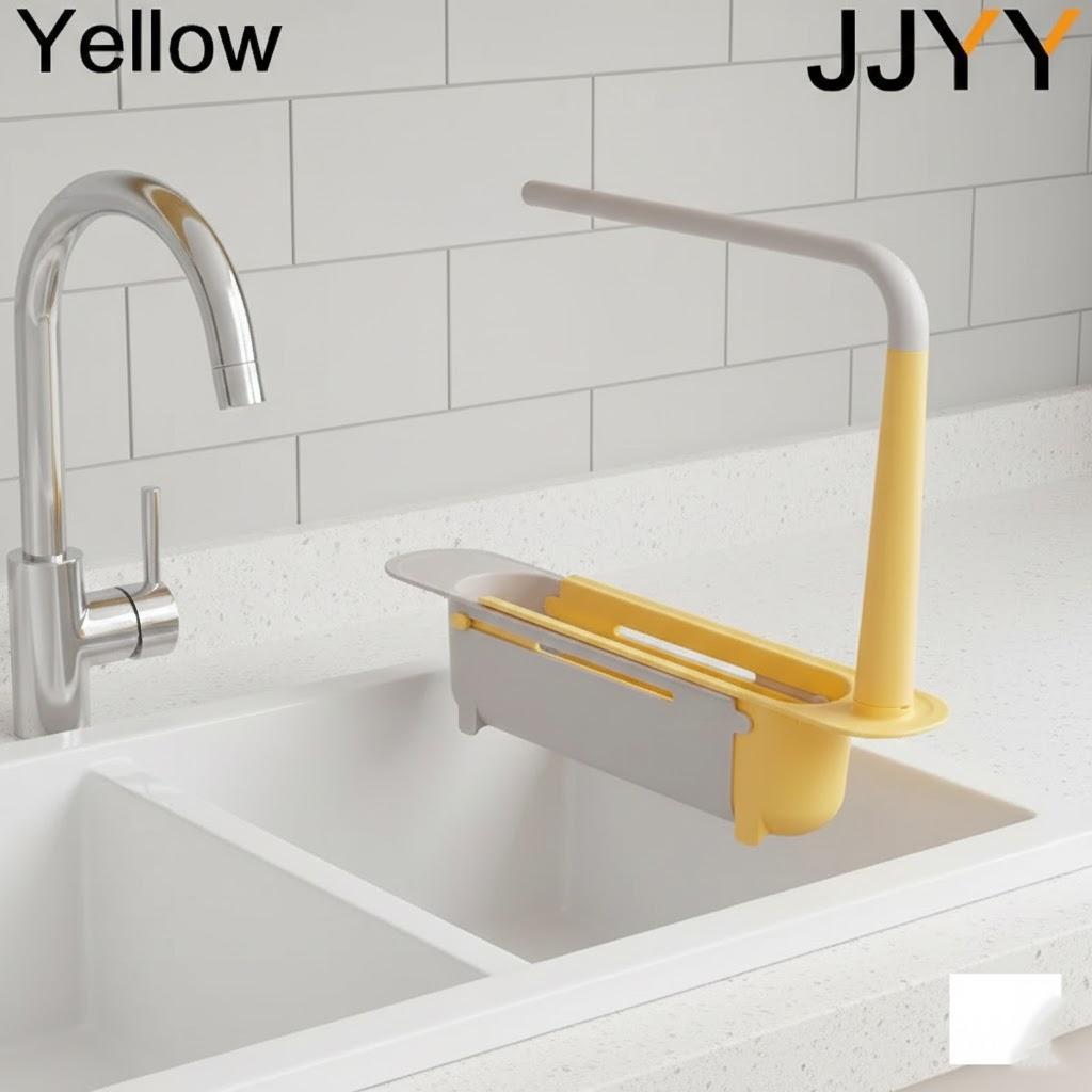 Telescopic Sink Shelf Organizer Kitchen Drainer Rack Sponge Holder Towel Storage Basket Accessories Gadgets for Home Use жовтий
Telescopic Sink Shelf Organizer Kitchen Drainer Rack Sponge Holder Towel Storage Basket Accessories Gadgets for Home Use жовтий