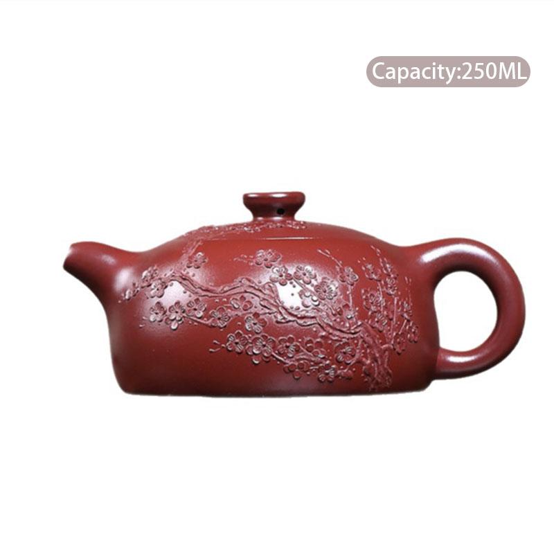 250ml Yixing Purple Clay Teapots Famous Handmade Plum Blossom Tea Pot Zisha Kettle Tea Set Chinese Teaware Customized Gifts
250ml Yixing Purple Clay Teapots Famous Handmade Plum Blossom Tea Pot Zisha Kettle Tea Set Chinese Teaware Customized Gifts