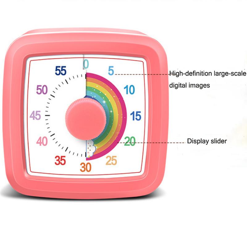 Square Student Timer Learning Reminder Alarm Clock Time Management Desktop Rainbow Countdown Portable Timer
Square Student Timer Learning Reminder Alarm Clock Time Management Desktop Rainbow Countdown Portable Timer