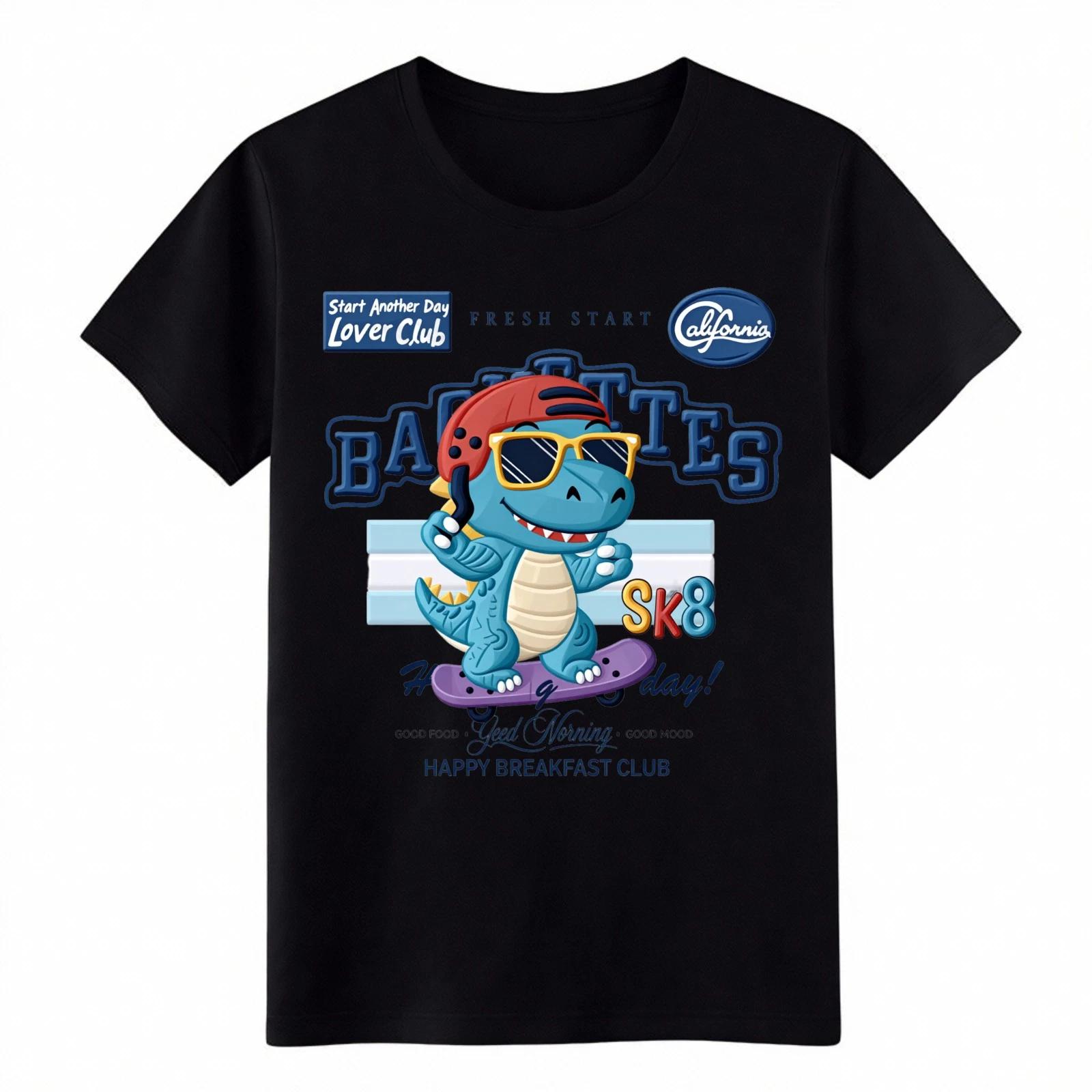 Backettes Sk8 Dinosaur T-Shirt, California Breakfast Club Retro Graphic Tee 3XL
Backettes Sk8 Dinosaur T-Shirt, California Breakfast Club Retro Graphic Tee 3XL