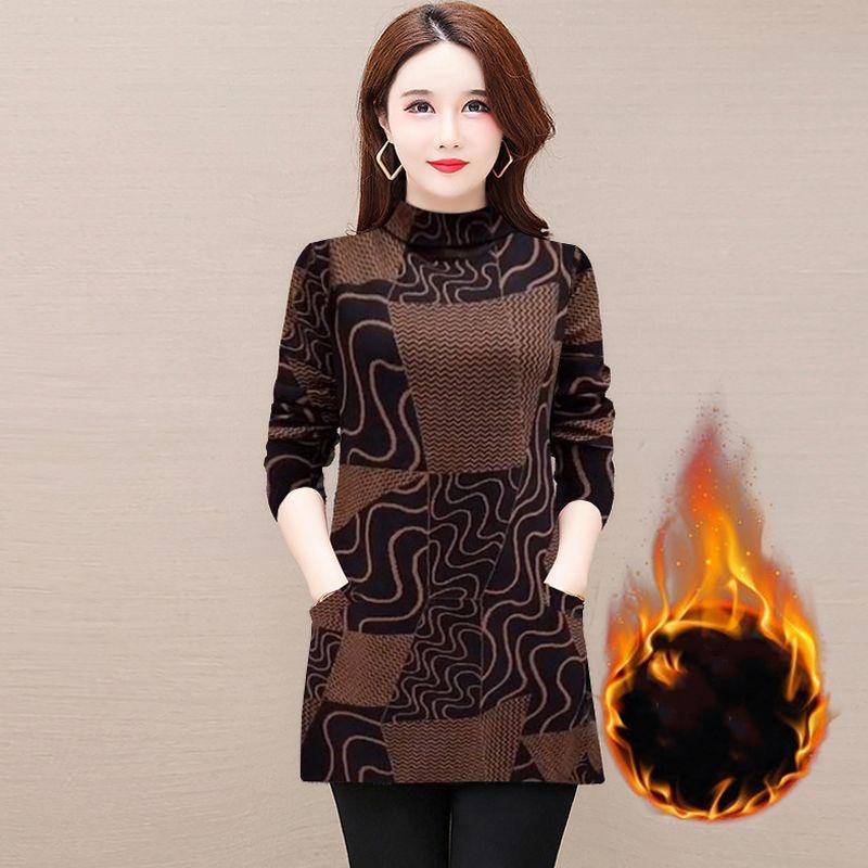 Осенне-зимний женский однотонный принтованный полувысокий ворот с длинным рукавом тонкий пуловер модные повседневные формальные топы XL
Осенне-зимний женский однотонный принтованный полувысокий ворот с длинным рукавом тонкий пуловер модные повседневные формальные топы XL