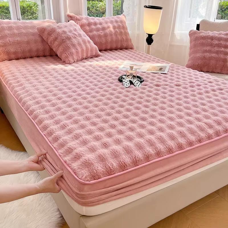 Class A Rabbit Plush Sheet Crystal Plush Mattress Protective Cover, Milk Plush Mattress Cover, Mattress Dust Cover 150x200cm білий
Class A Rabbit Plush Sheet Crystal Plush Mattress Protective Cover, Milk Plush Mattress Cover, Mattress Dust Cover 150x200cm білий