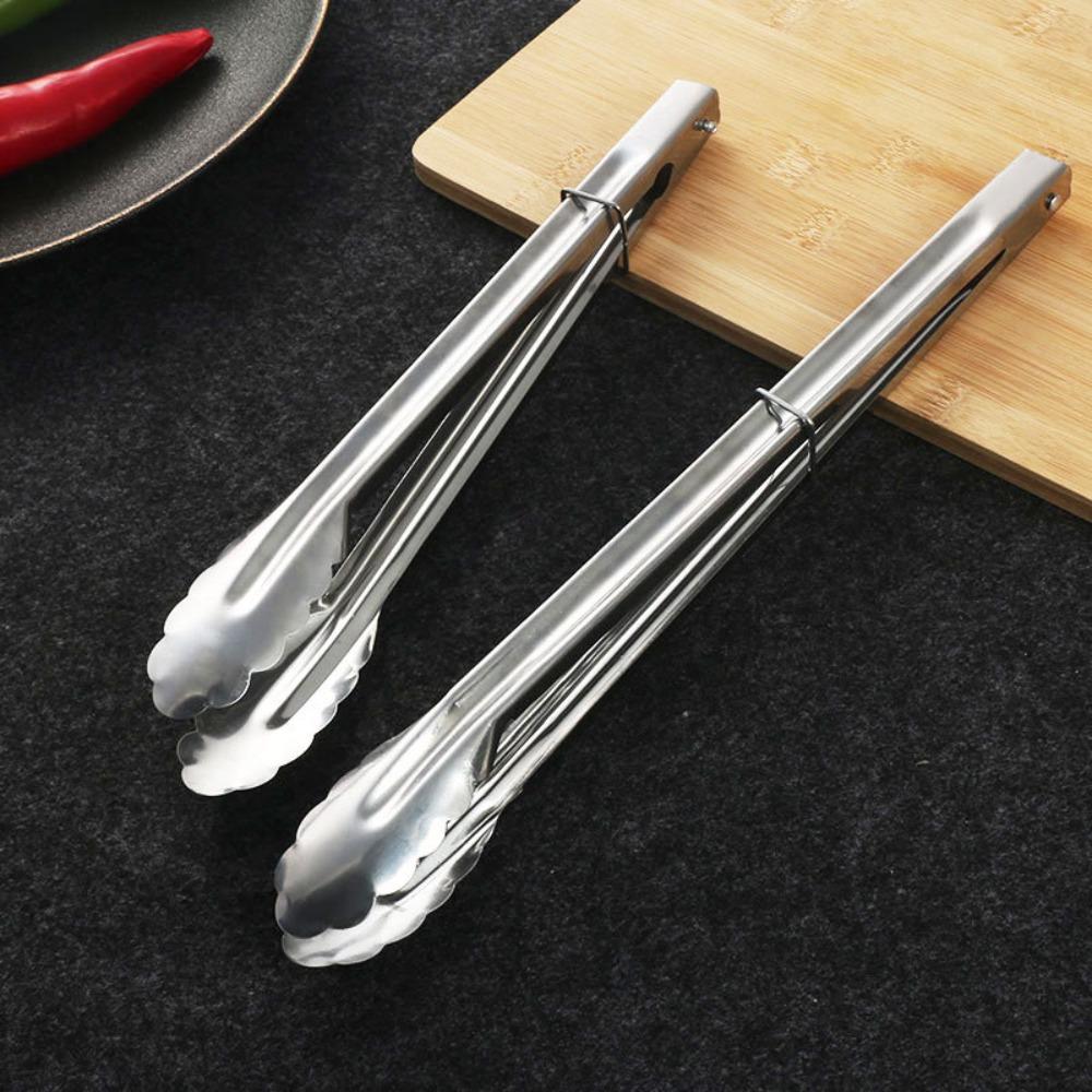 Long Handle Stainless Steel Food Tongs with Buckle Serving Tong Kitchen Tools Bread Clamp Salad
Long Handle Stainless Steel Food Tongs with Buckle Serving Tong Kitchen Tools Bread Clamp Salad