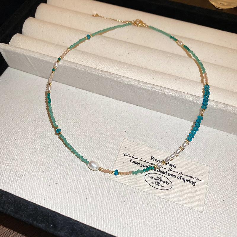 Сине-зеленое этническое пресноводное жемчужное ожерелье в стиле бохо на ключицу для женщин titanium steel морская волна
Сине-зеленое этническое пресноводное жемчужное ожерелье в стиле бохо на ключицу для женщин titanium steel морская волна