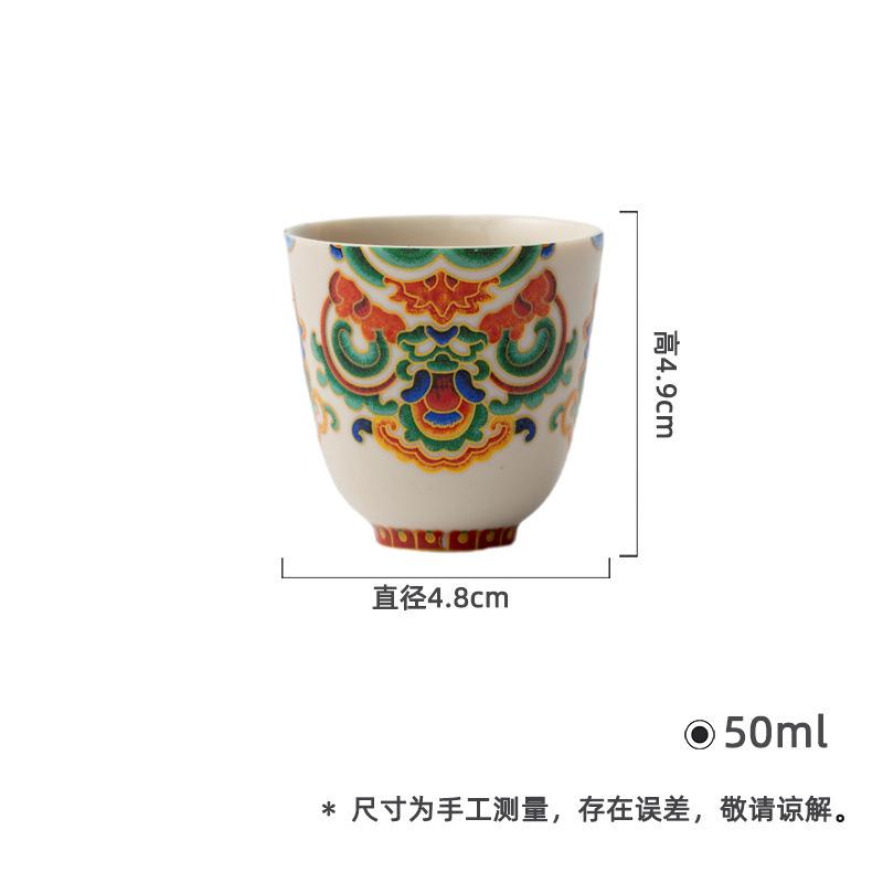 2pc/lot Dunhuang Elements Teacup Vintage Tea Bowl Set Of Cups Tea-tasting Personal Cup Chazhan Master Cups Teaware Craft 50ml
2pc/lot Dunhuang Elements Teacup Vintage Tea Bowl Set Of Cups Tea-tasting Personal Cup Chazhan Master Cups Teaware Craft 50ml