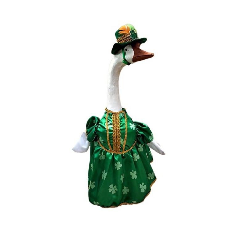 Leaves Patterned Geese Dress Costume Porch Geese Statue Decorative Outfit For Porch Figurine Spring Festival Decoration 1
Leaves Patterned Geese Dress Costume Porch Geese Statue Decorative Outfit For Porch Figurine Spring Festival Decoration 1