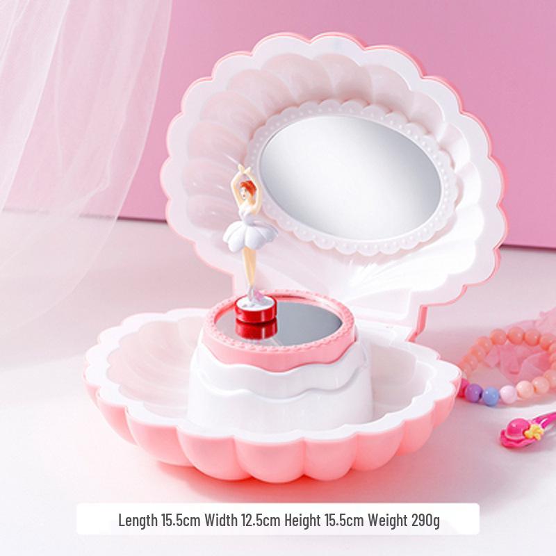 Розовая ракушка Музыкальная шкатулка с танцующей девочкой и зеркалом с подсветкой
Розовая ракушка Музыкальная шкатулка с танцующей девочкой и зеркалом с подсветкой