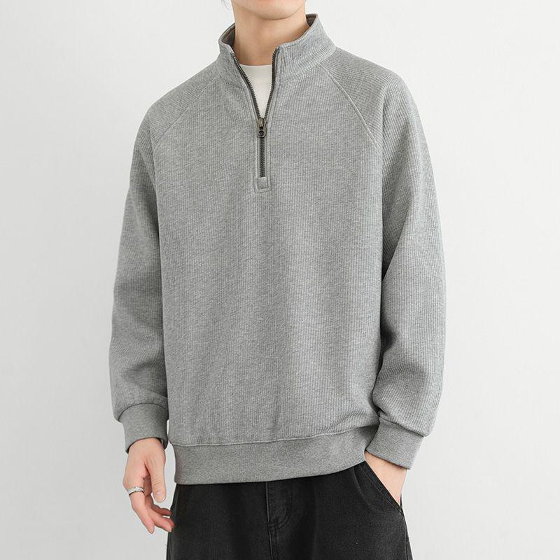 Мужская флисовая толстовка-куртка в стиле ретро с полузастежкой-молнией и воротником-стойкой - однотонная для весны и осени XL 130-150 lbs
Мужская флисовая толстовка-куртка в стиле ретро с полузастежкой-молнией и воротником-стойкой - однотонная для весны и осени XL 130-150 lbs