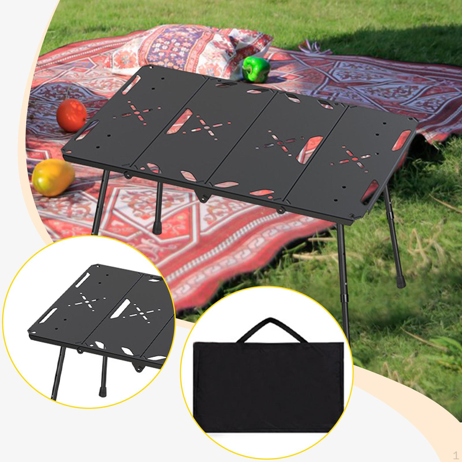 Aluminum Alloy Camping Table for Outdoor Use with Carrying Bag And Accessories чорний
Aluminum Alloy Camping Table for Outdoor Use with Carrying Bag And Accessories чорний