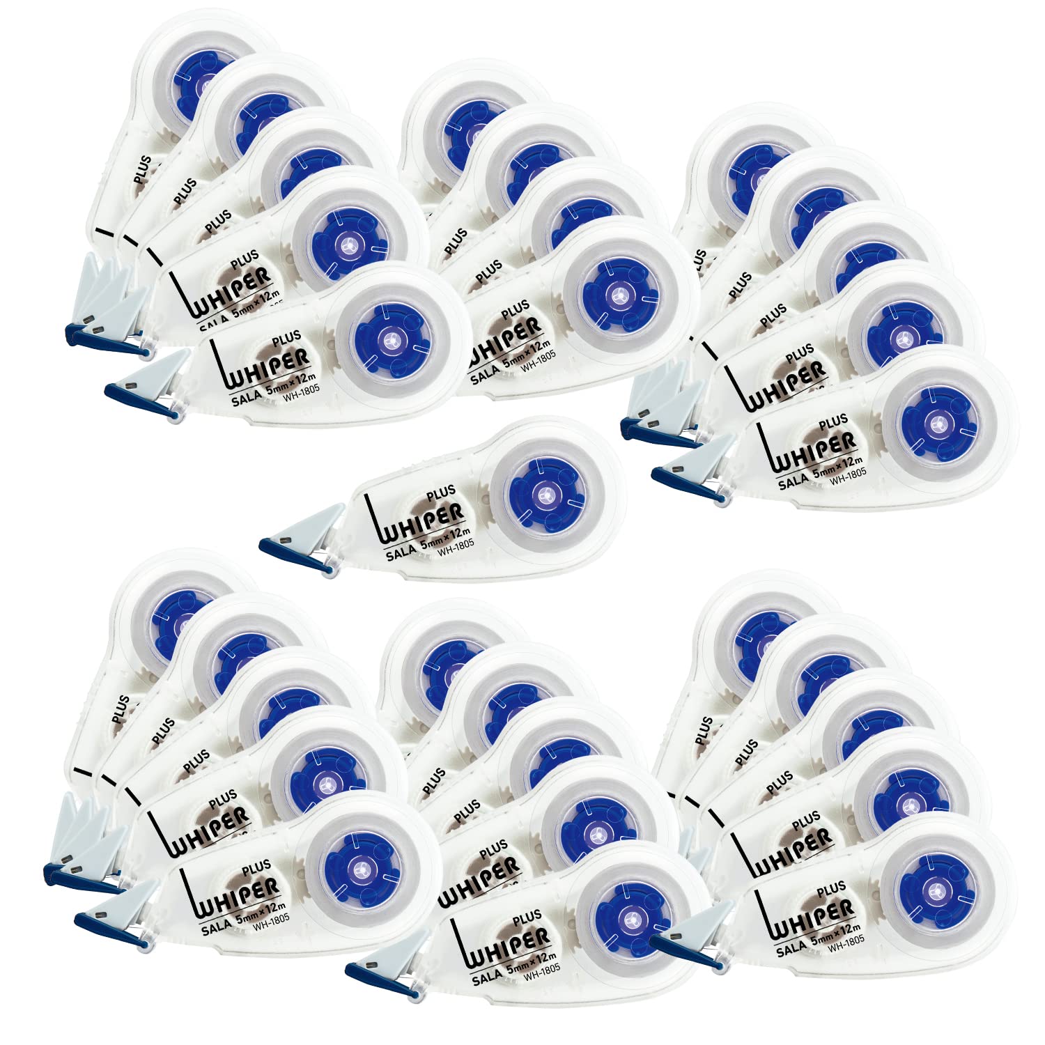 Корректирующая лента PLUS Whiper Sala шириной 5 мм, 30 шт., синяя, WH-1805 51-551 ×30 синий
Корректирующая лента PLUS Whiper Sala шириной 5 мм, 30 шт., синяя, WH-1805 51-551 ×30 синий