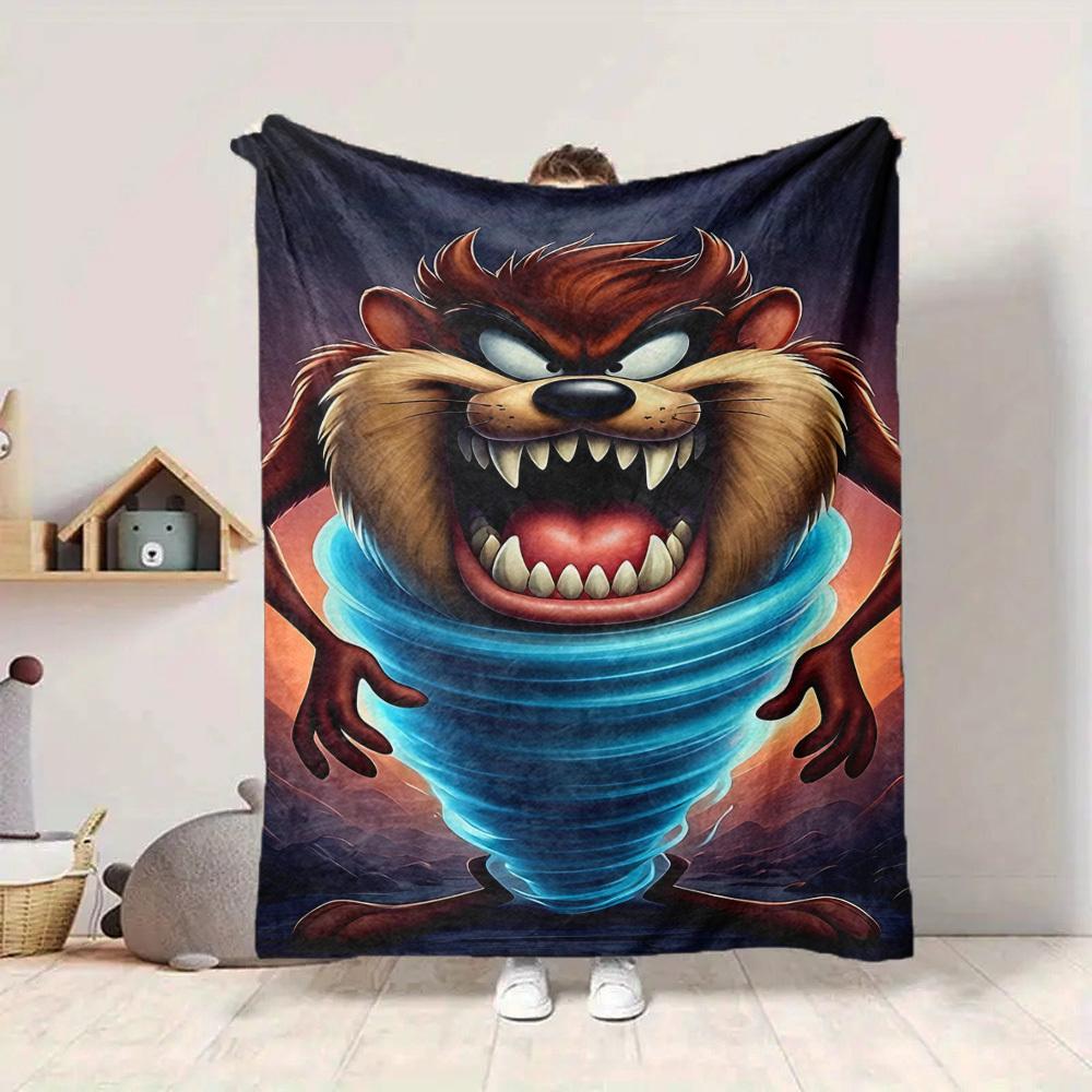 1pc Looney Tunes Tornado Tasmanian Devil Flannel Throw Blanket - Lightweight Soft Warm All-Season Blanket for Sofa, Bed, Travel, Camping L1029117 150x200cm
1pc Looney Tunes Tornado Tasmanian Devil Flannel Throw Blanket - Lightweight Soft Warm All-Season Blanket for Sofa, Bed, Travel, Camping L1029117 150x200cm