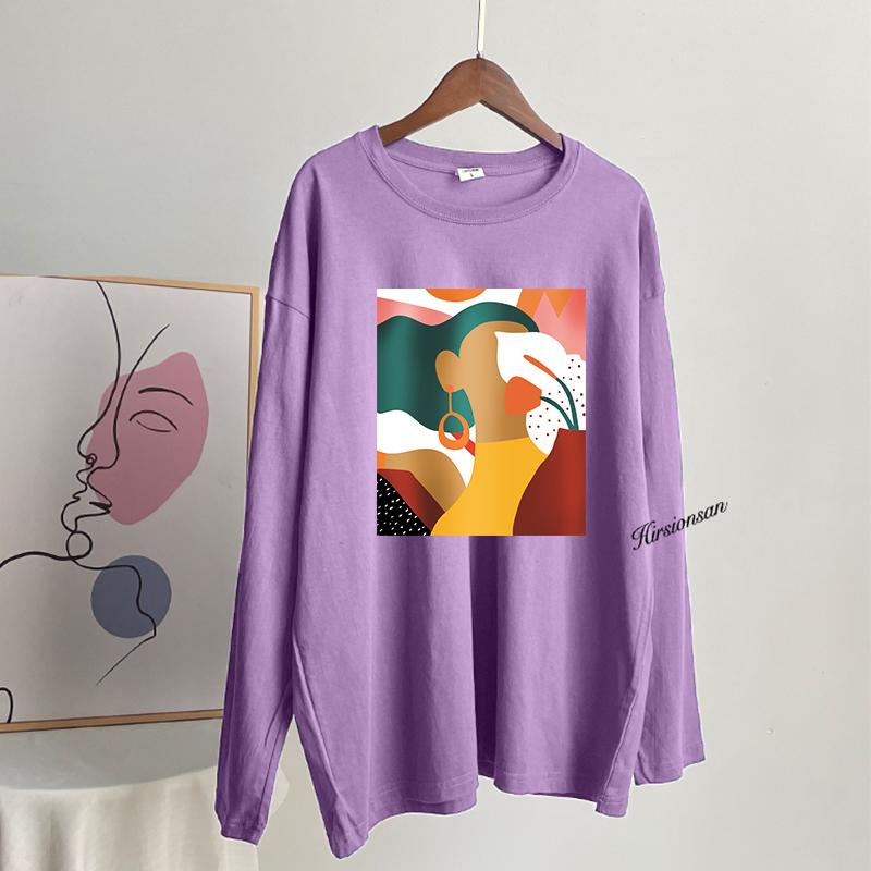 Hirsionsan винтажная футболка с длинным рукавом с принтом, женские свободные футболки из 100% хлопка с круглым вырезом, женский шикарный пуловер с эстетическим графическим рисунком 2023 XXL фиолетовый
Hirsionsan винтажная футболка с длинным рукавом с принтом, женские свободные футболки из 100% хлопка с круглым вырезом, женский шикарный пуловер с эстетическим графическим рисунком 2023 XXL фиолетовый