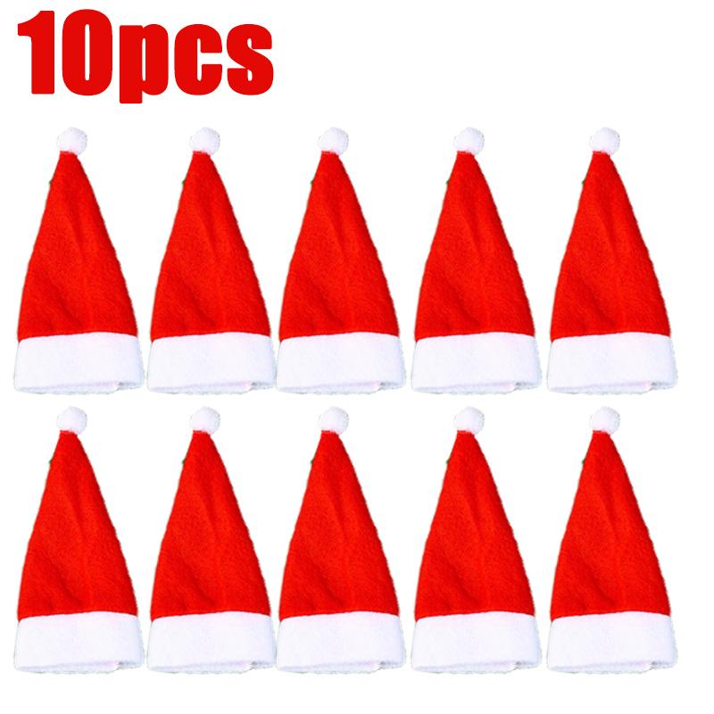 10/20PC Christmas Tableware Holder Bag Mini Christmas Hat Tableware Knife Fork Set Holder Wine Bottle Red Xmas Hat Decoration 6x12cm
10/20PC Christmas Tableware Holder Bag Mini Christmas Hat Tableware Knife Fork Set Holder Wine Bottle Red Xmas Hat Decoration 6x12cm