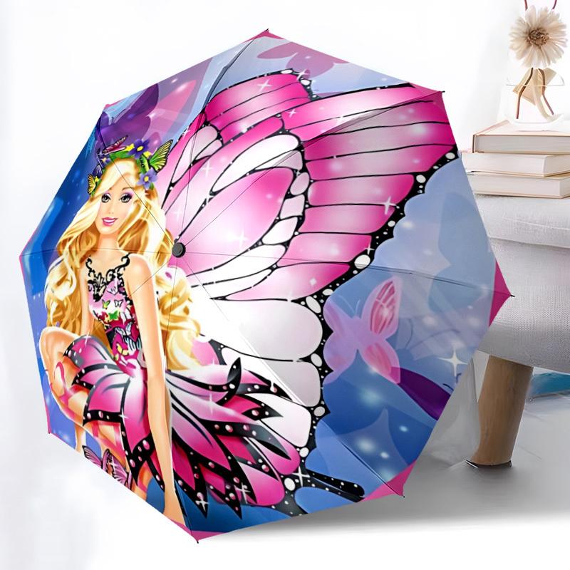 1pc Barbie Automatic Umbrella - Sturdy Iron Frame, Portable Folding Design, Suitable For Everyone In All Seasons yy251020202
1pc Barbie Automatic Umbrella - Sturdy Iron Frame, Portable Folding Design, Suitable For Everyone In All Seasons yy251020202