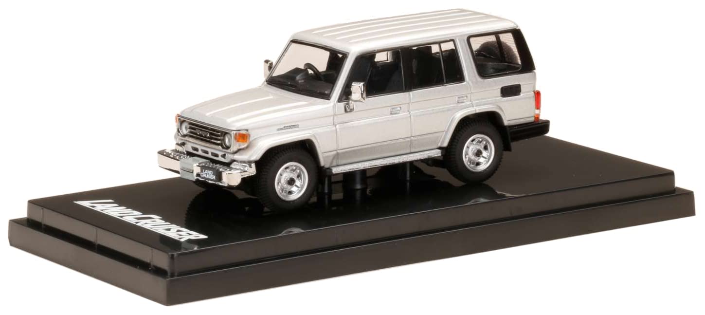 HJ64 Toyota Land Cruiser 70 ZX 4DOOR Голубовато-серебристый металлик Готовый продукт 1/64 1994
HJ64 Toyota Land Cruiser 70 ZX 4DOOR Голубовато-серебристый металлик Готовый продукт 1/64 1994
