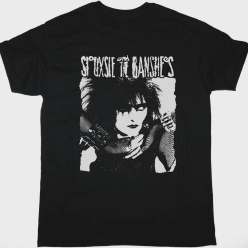 Unisex Tshirt Street wear Unisexs and Womens Top Retro Tshirt Retro Siouxsie And The Banshees Retro Black Tshirt Cotton S
Unisex Tshirt Street wear Unisexs and Womens Top Retro Tshirt Retro Siouxsie And The Banshees Retro Black Tshirt Cotton S