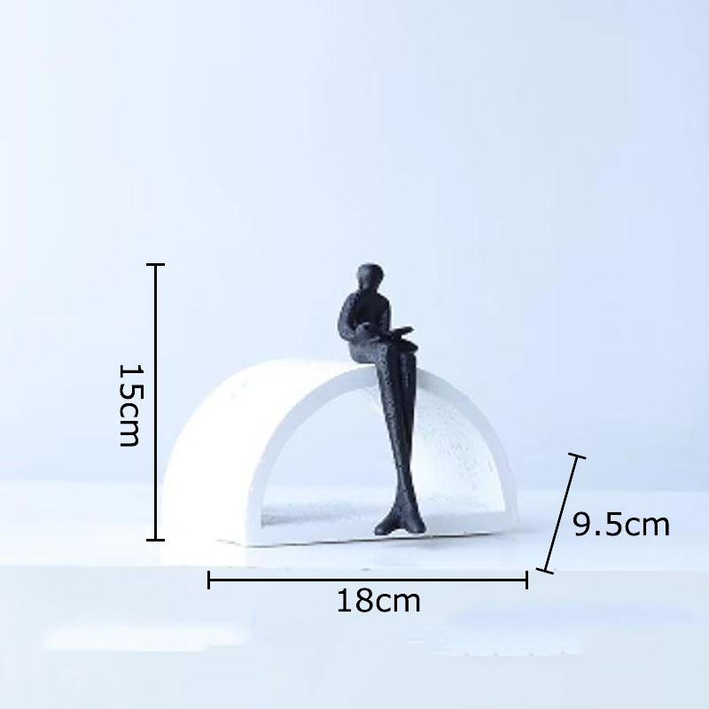 Minimalist Figures Statue Geometric Arch Crafts Ornaments Desk Decoration Abstract Character Resin Sculpture Modern Home Decor
Minimalist Figures Statue Geometric Arch Crafts Ornaments Desk Decoration Abstract Character Resin Sculpture Modern Home Decor
