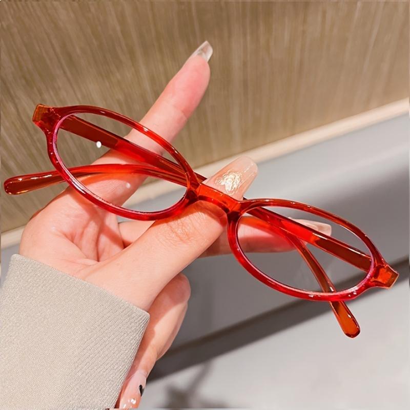 Cycling 1/4pcs Small Oval Simple Glasses Frames Candy Color Cosplay Costume Decorative Eyewear Computer Spectacles Eyeglasses красный
Cycling 1/4pcs Small Oval Simple Glasses Frames Candy Color Cosplay Costume Decorative Eyewear Computer Spectacles Eyeglasses красный