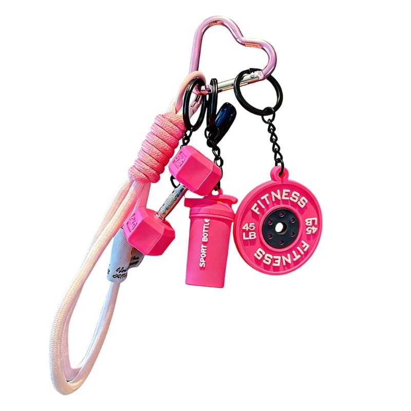 Gym Themed Waterproof Keyring PVC Materials Designs Versatile Fitness Accessory For Sportswears Coordination And Utility рожевий червоний колір
Gym Themed Waterproof Keyring PVC Materials Designs Versatile Fitness Accessory For Sportswears Coordination And Utility рожевий червоний колір