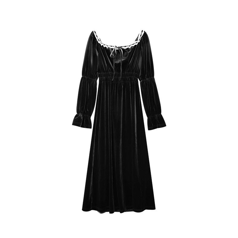 NEWOPEN 2024 Зимнее бархатное платье: Платье во французском стиле со шнуровкой и квадратным вырезом F2721
NEWOPEN 2024 Зимнее бархатное платье: Платье во французском стиле со шнуровкой и квадратным вырезом F2721