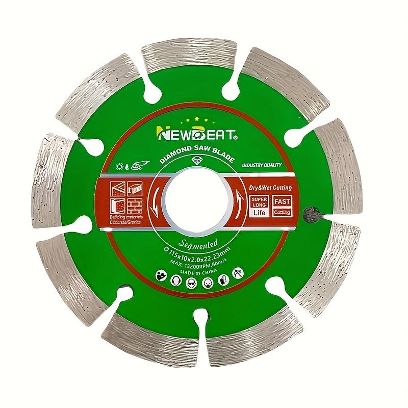 115mm Diamond Saw Blade for Wet/Dry Cutting - Ideal for Stone, Concrete, Brick, Wall, and Granite.
115mm Diamond Saw Blade for Wet/Dry Cutting - Ideal for Stone, Concrete, Brick, Wall, and Granite.