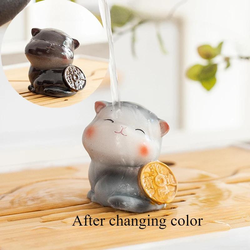 Hot! Cute color changing fox tea pet office and home tea table decoration ornaments cat shaped fun tea toys tea accessories
Hot! Cute color changing fox tea pet office and home tea table decoration ornaments cat shaped fun tea toys tea accessories