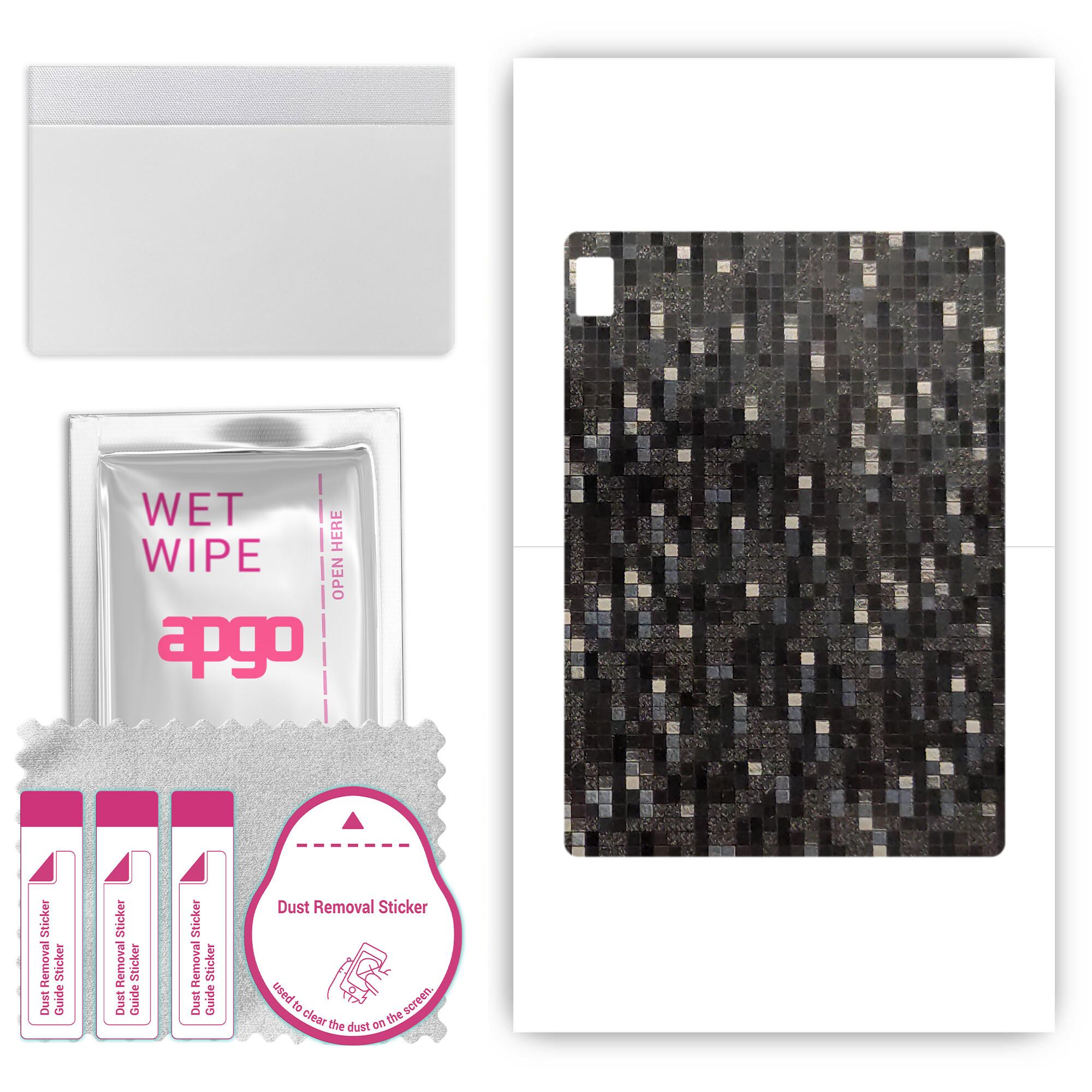 apgo Protective Skin Sticker for the back compatible with TCL NXTpaper 12 Pro, Wrap Film, Foil, Vinyl - Pattern Carbon Black Pixel
apgo Protective Skin Sticker for the back compatible with TCL NXTpaper 12 Pro, Wrap Film, Foil, Vinyl - Pattern Carbon Black Pixel