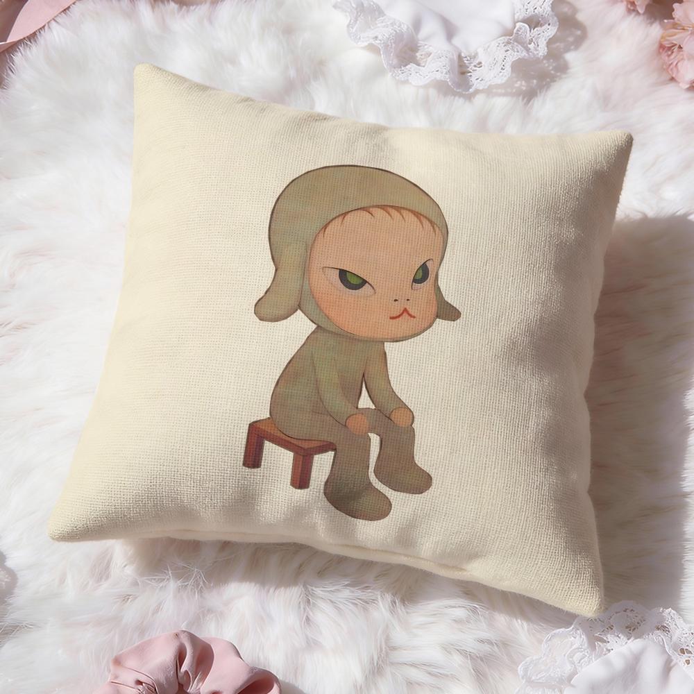 Y-Yoshitomo Nara Doll Cushion Cover Premium Comfort Reversible Pillow Cove -Two in One Design for Any Room & Car Interior 30cmx30cm
Y-Yoshitomo Nara Doll Cushion Cover Premium Comfort Reversible Pillow Cove -Two in One Design for Any Room & Car Interior 30cmx30cm