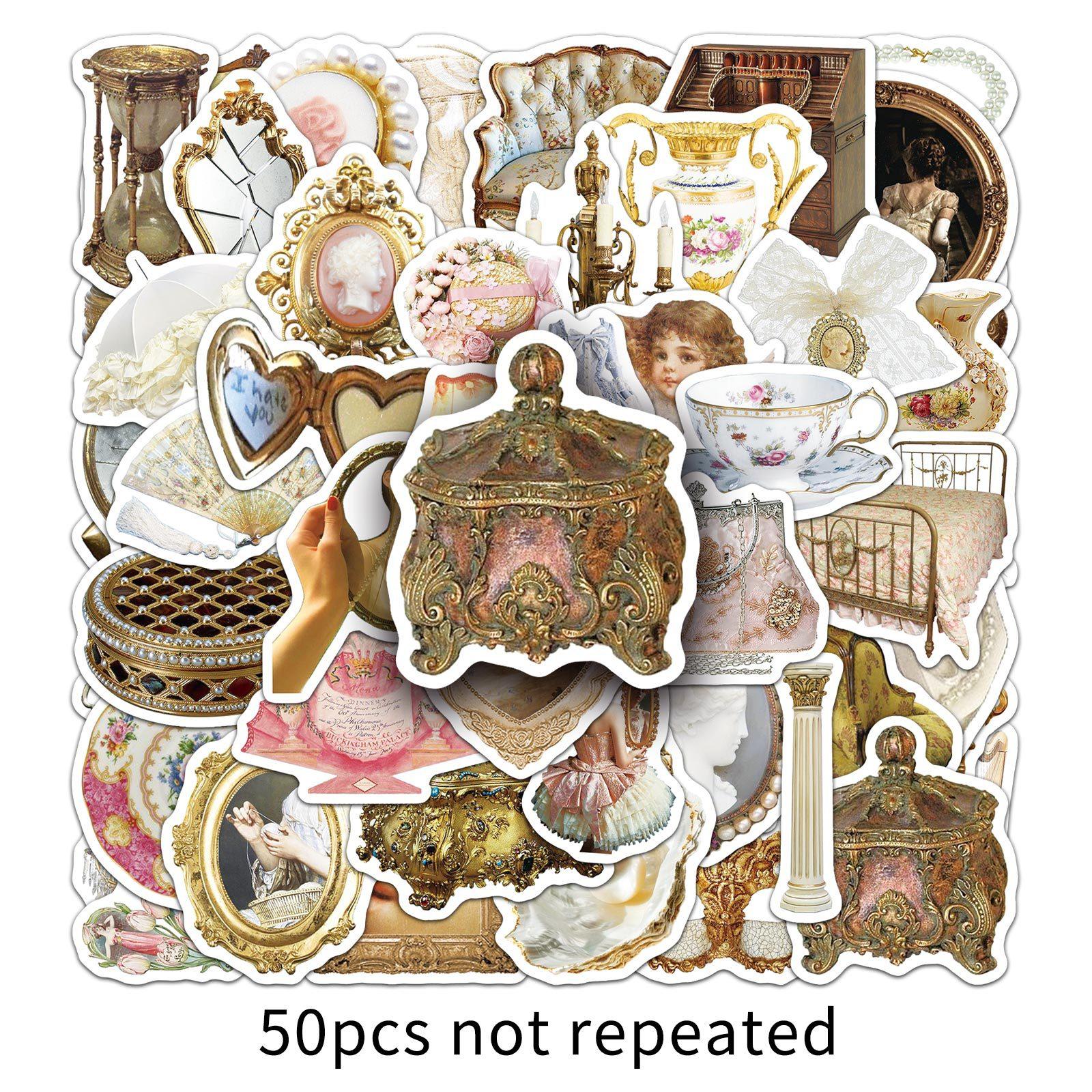 50 Retro Palace Style Creative Decoration Mug Handbook Stickers
50 Retro Palace Style Creative Decoration Mug Handbook Stickers