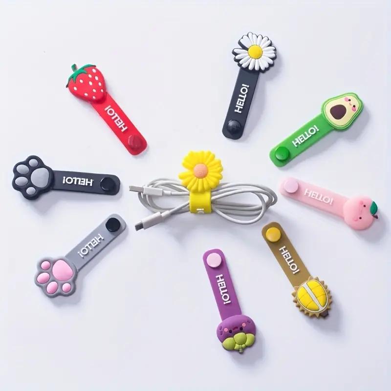 10PC Hot Headset Silicone Multifunction Data Line Storage Winder Cable Protector Cute Cartoon Cord Protector
10PC Hot Headset Silicone Multifunction Data Line Storage Winder Cable Protector Cute Cartoon Cord Protector