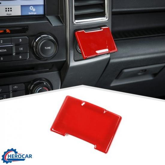 Center Console Dashboard Outlet Power Socket Cover Decor Trim For F150 2015-
Center Console Dashboard Outlet Power Socket Cover Decor Trim For F150 2015-