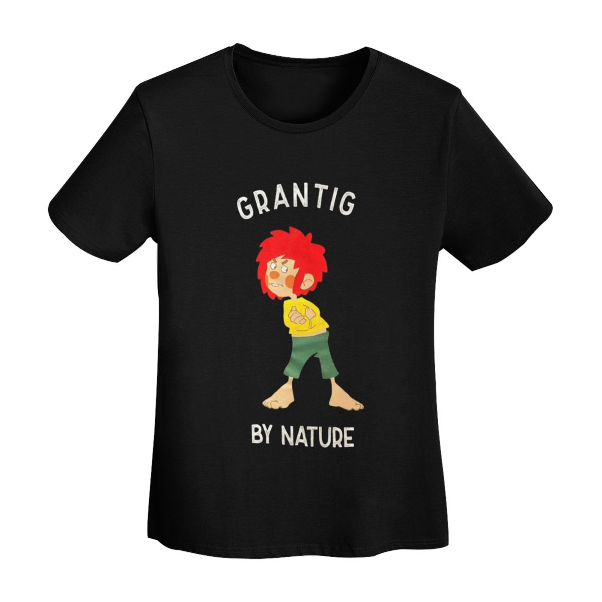 Pumuckl Grantig By Nature TShirt Women Short Sleeve T Shirts Crew Neck Streetwear Cotton Summer Tees Streetwear L
Pumuckl Grantig By Nature TShirt Women Short Sleeve T Shirts Crew Neck Streetwear Cotton Summer Tees Streetwear L