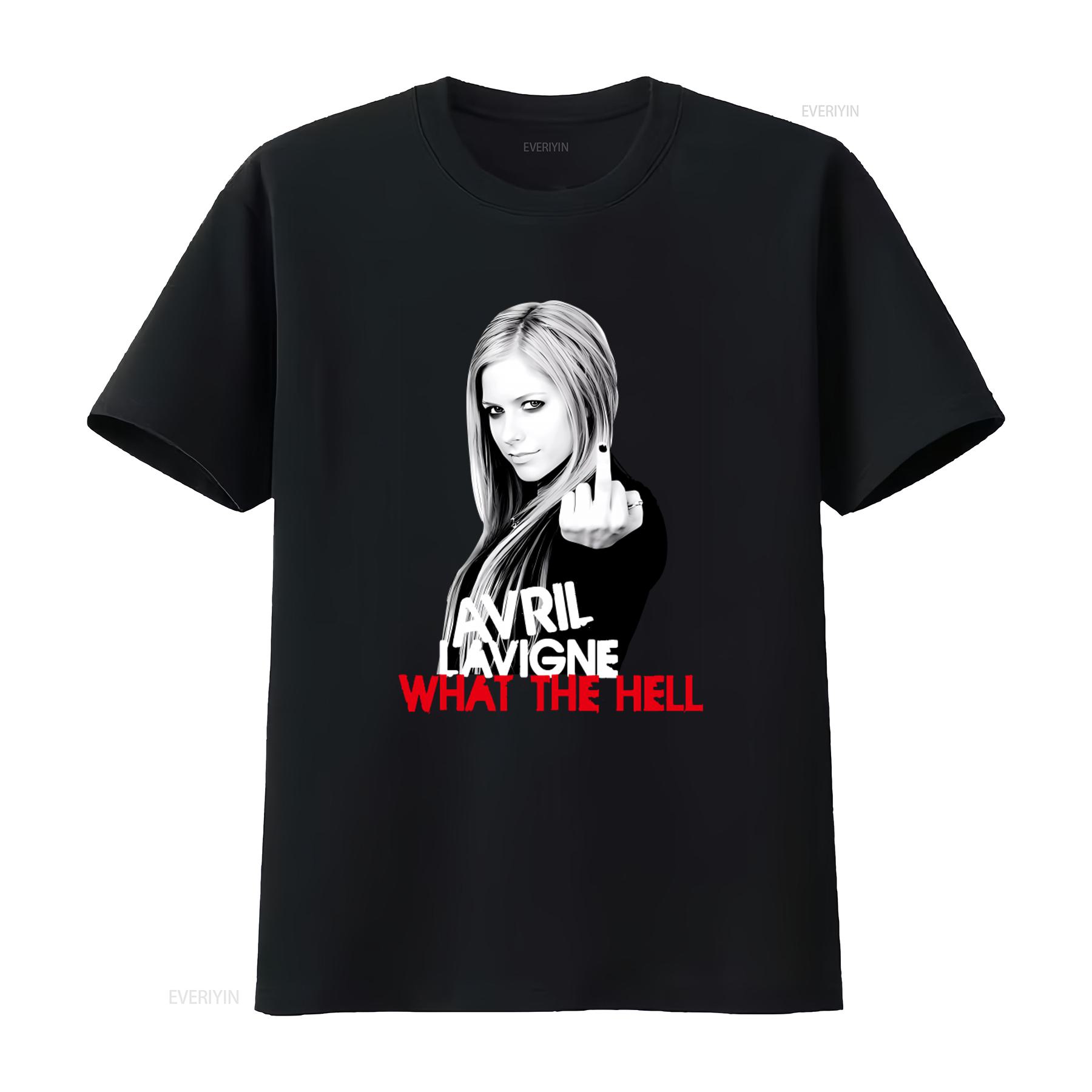 Avril Lavigne What The Hell T Shirt Canadian Singer Inspired Design for Fans vintage Washed graphic streetwear designer clothes 4XL
Avril Lavigne What The Hell T Shirt Canadian Singer Inspired Design for Fans vintage Washed graphic streetwear designer clothes 4XL