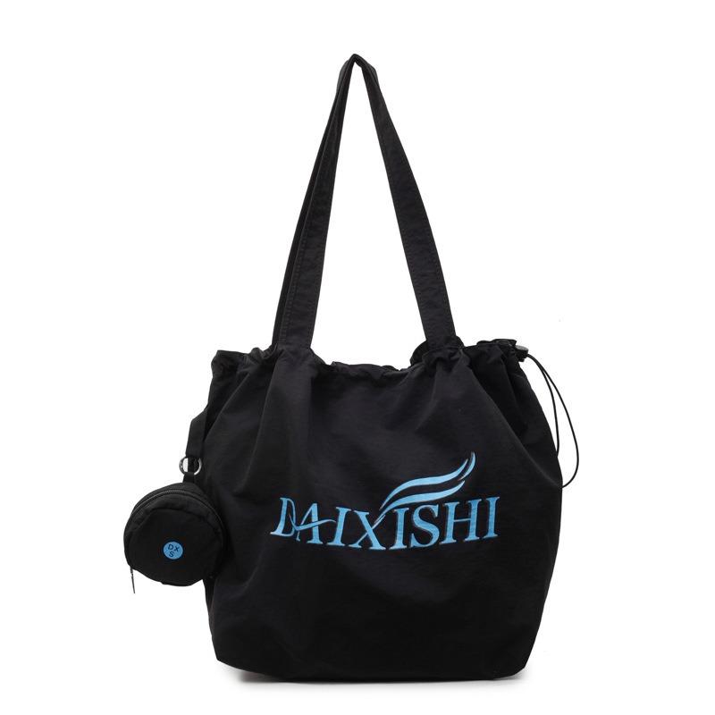 Холщовая сумка большой вместимости новая летняя универсальная сумка через плечо сумка на шнурке сумка-тоут для занятий для студента чёрный
Холщовая сумка большой вместимости новая летняя универсальная сумка через плечо сумка на шнурке сумка-тоут для занятий для студента чёрный