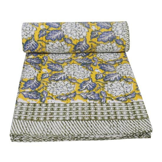 Kantha Quilt Indian Single Size Hand Block Print Throw Двустороннее одеяло Покрывало из хлопчатобумажной ткани BOHEMIAN boho quilt chic постельные принадлежности покрывала
Kantha Quilt Indian Single Size Hand Block Print Throw Двустороннее одеяло Покрывало из хлопчатобумажной ткани BOHEMIAN boho quilt chic постельные принадлежности покрывала