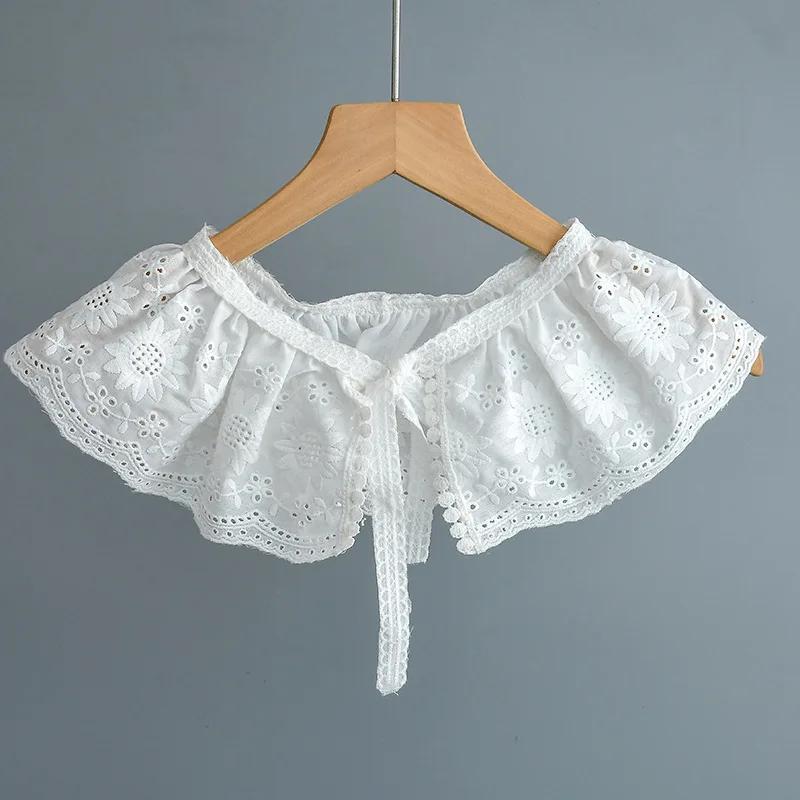 Женская рубашка со съемной вышивкой, накидка-шаль с ложным воротником, летнее платье для девочек, рубашка с цветочным ожерельем-шарфом, ложный воротник
Женская рубашка со съемной вышивкой, накидка-шаль с ложным воротником, летнее платье для девочек, рубашка с цветочным ожерельем-шарфом, ложный воротник