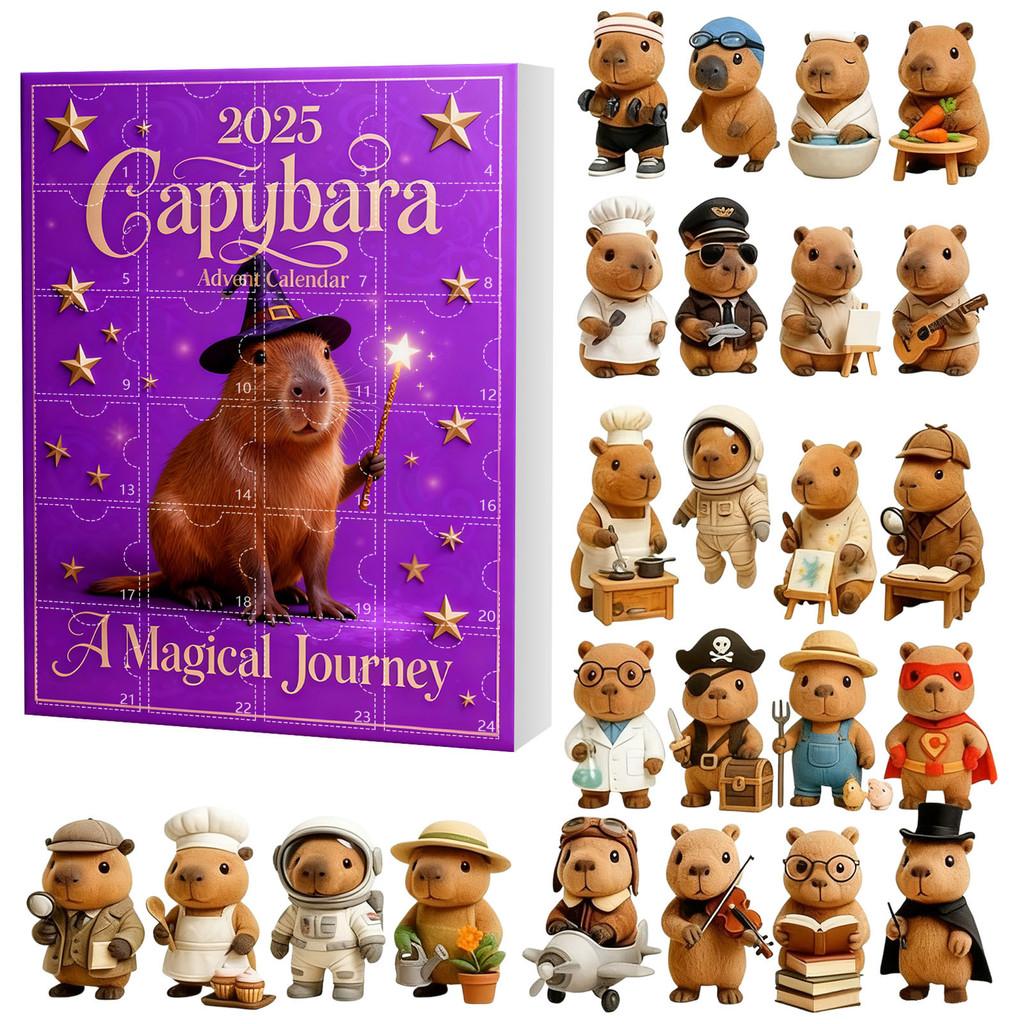Christmas Capybara Countdown Blind Box With Mini Acrylic Pendant For Holiday Gift Exchange Style I
Christmas Capybara Countdown Blind Box With Mini Acrylic Pendant For Holiday Gift Exchange Style I