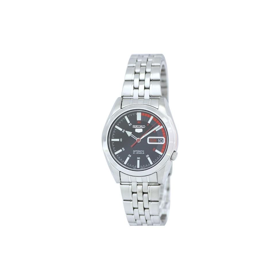 Seiko 5 Series 30M Water Resistant Automatic Mechanical Movement Stainless Steel Watch Black Dial Men watches SNK375K1 Silver Watch Case
Seiko 5 Series 30M Water Resistant Automatic Mechanical Movement Stainless Steel Watch Black Dial Men watches SNK375K1 Silver Watch Case