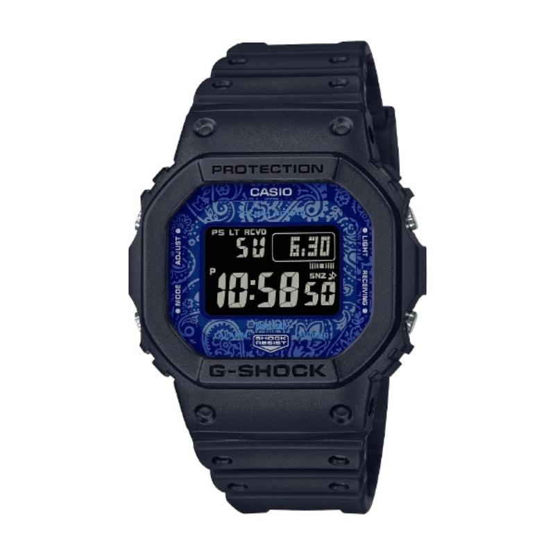 Часы CASIO с радиоприемником и солнечной батареей с Bluetooth G SHOCK G Shock Blue Paisley GW B5600BP 1JF
Часы CASIO с радиоприемником и солнечной батареей с Bluetooth G SHOCK G Shock Blue Paisley GW B5600BP 1JF