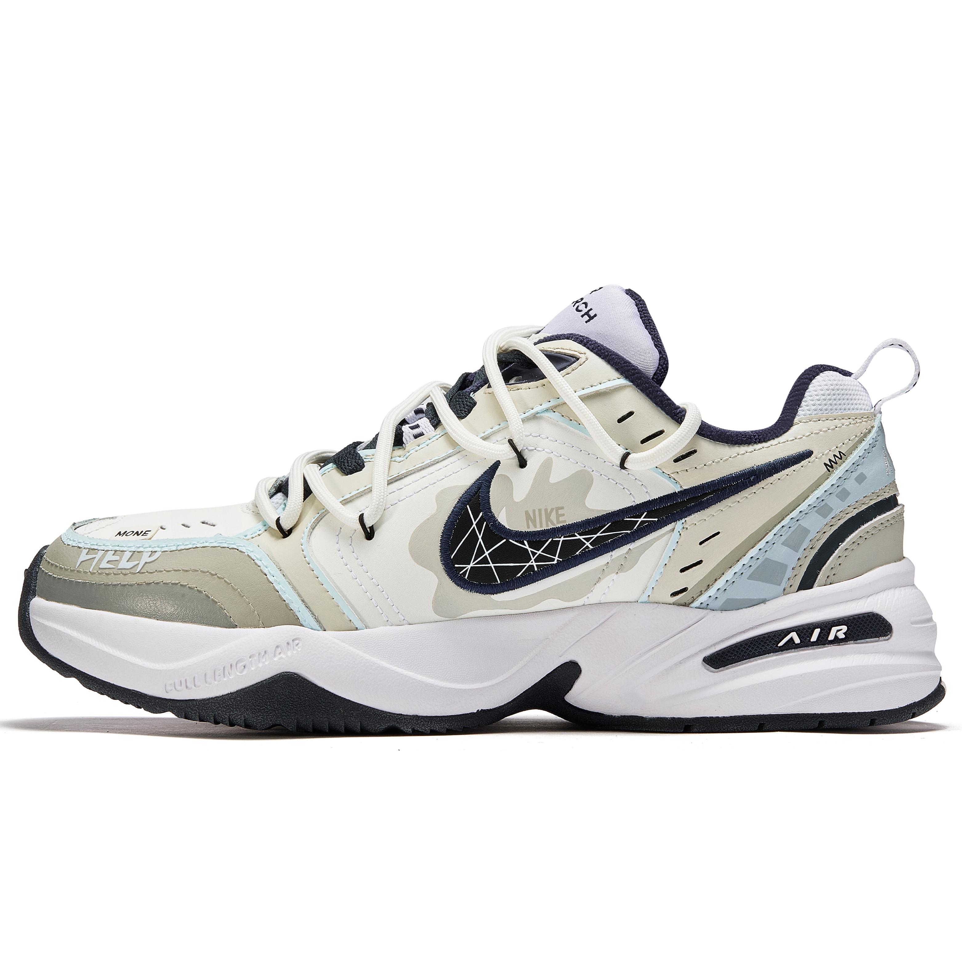 Nike Air Monarch 4 White Navy Milk Wander Cushioning Slip Resistant Low top Chunky Sneakers Unisex Blue White 415445-102(Team177-) 40.5
Nike Air Monarch 4 White Navy Milk Wander Cushioning Slip Resistant Low top Chunky Sneakers Unisex Blue White 415445-102(Team177-) 40.5