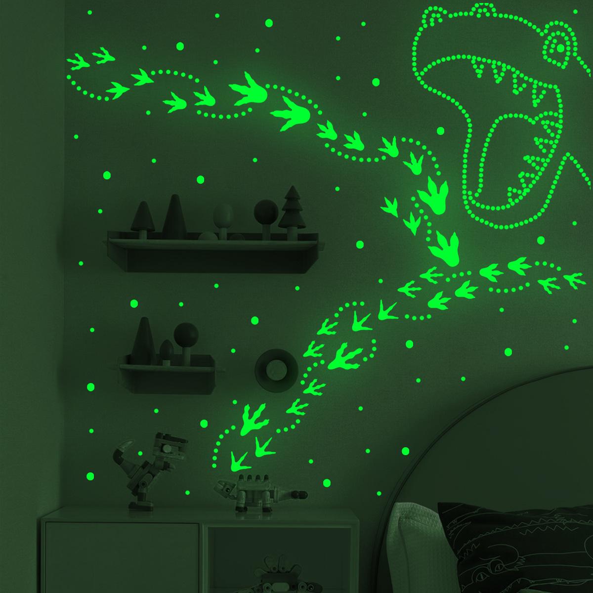 Dinosaur Constellation Glow Stickers Galaxy Wall Decals for Boys Room, Phosphorescent Stars & T-Rex Educational Night Sky
Dinosaur Constellation Glow Stickers Galaxy Wall Decals for Boys Room, Phosphorescent Stars & T-Rex Educational Night Sky
