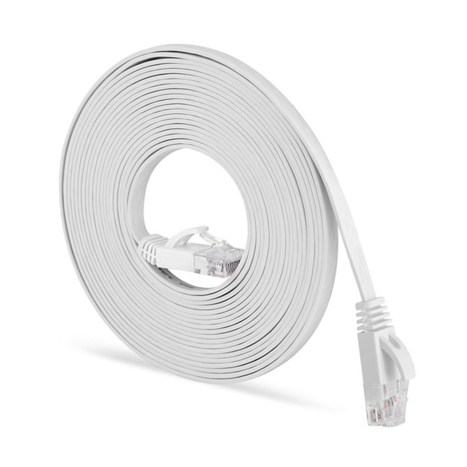 Мережевий кабель Gigabit 1000 Мбіт/с 98 футів Порт RJ45 Мережевий кабель CAT6 Кабель Ethernet для маршрутизаторів білий
Мережевий кабель Gigabit 1000 Мбіт/с 98 футів Порт RJ45 Мережевий кабель CAT6 Кабель Ethernet для маршрутизаторів білий
