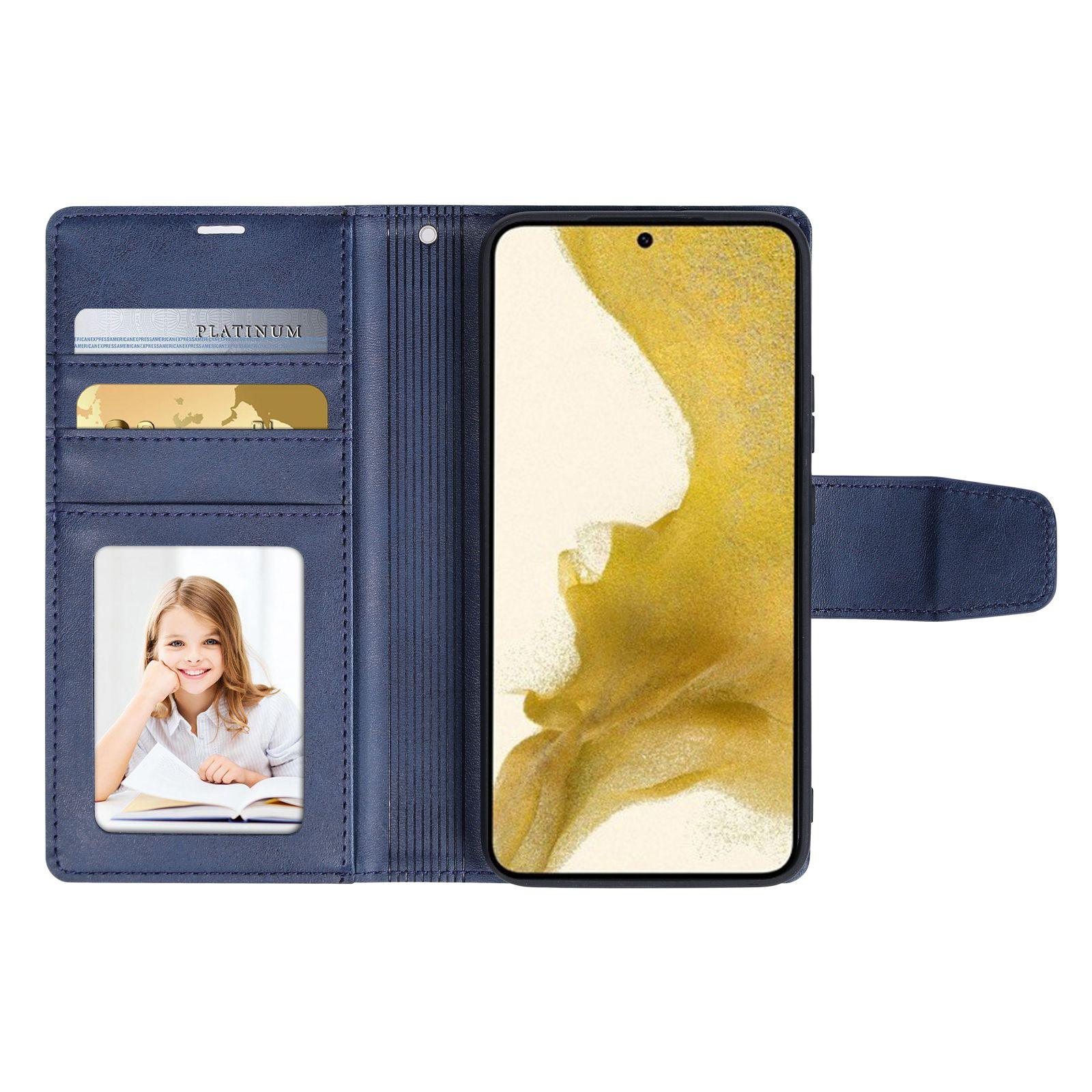HANMAN Miro2 Series for Samsung Galaxy S22+ 5G Detachable 2-in-1 Phone Case Magnetic Wallet Cover PU Leather Stand Protective Shell Blue
HANMAN Miro2 Series for Samsung Galaxy S22+ 5G Detachable 2-in-1 Phone Case Magnetic Wallet Cover PU Leather Stand Protective Shell Blue
