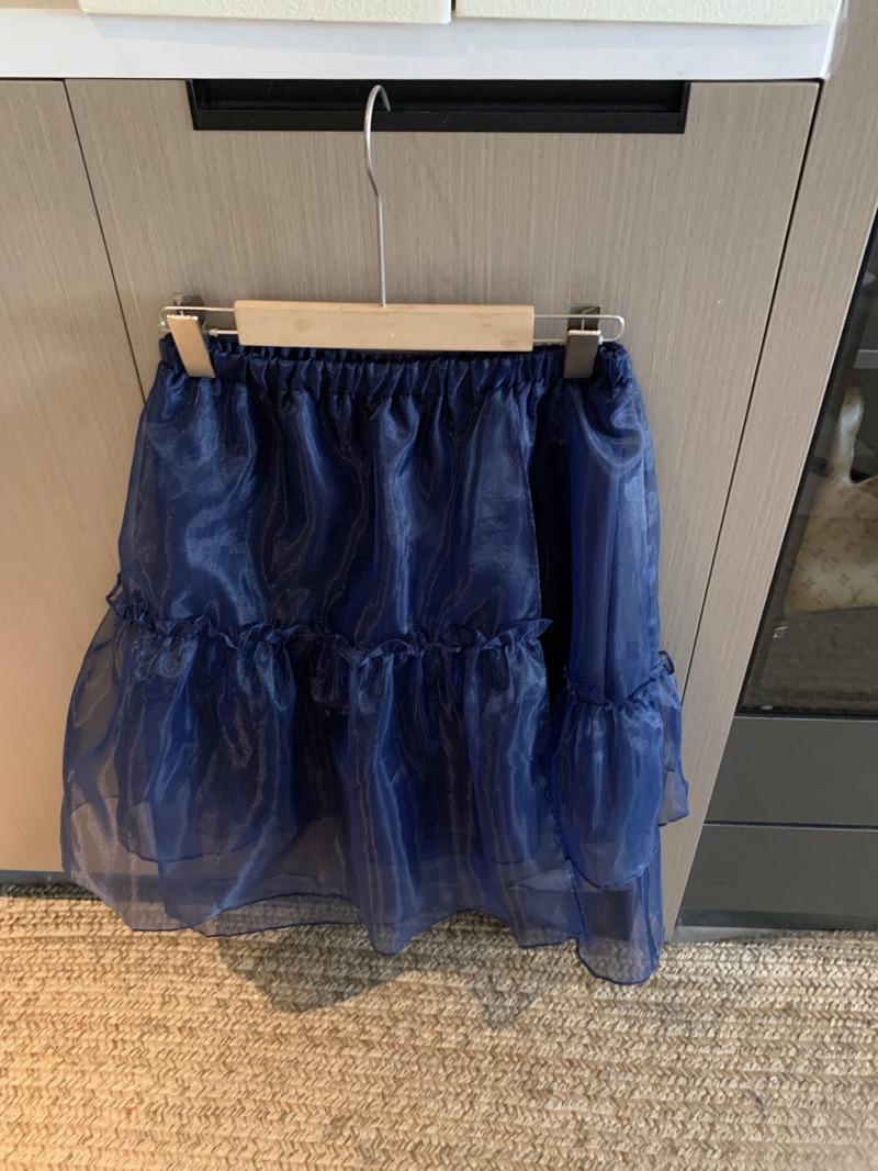Spring 2026 Korean Style Elegant Glossy Chiffon Ruffle Skirt One Size синій
Spring 2026 Korean Style Elegant Glossy Chiffon Ruffle Skirt One Size синій